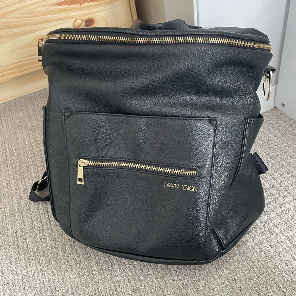 Fawn design diaper backpack